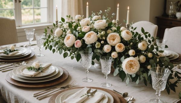 Comment réussir la décoration florale de sa table ?