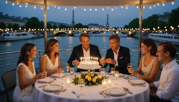 Fêter un anniversaire sur un bateau à paris : nos idées